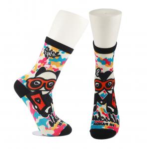 China Adults  OEM Service  Breathbale Eco-friendly Custom Made Size 3D-Printing Socks supplier