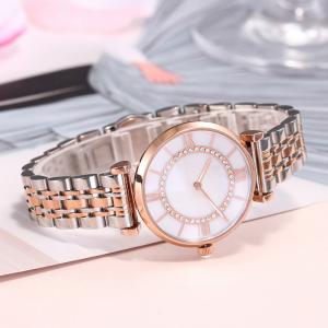 New 2019 Japan Quartz Analog Timepieces Stainless Steel Luxury Women Ladies Fashion Watch OEM Watch