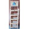 Retail Store Shelving System Wooden Display Stand With Custom Advertising Logo