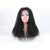 20 Inch Kinky Curly Human Hair Full Lace Wigs Full Swiss Lace With Stretch From Ear To Ear