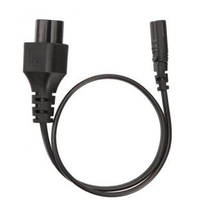 China IEC 320 3pin C6 Micky male C7 2 pin female AC Power Cord, C6 to C7 Power cord 50cm supplier