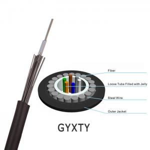 China GYXTY Central Loose Tube Outdoor Aerial and Duct G657A SM Fiber Optic Cable Wire