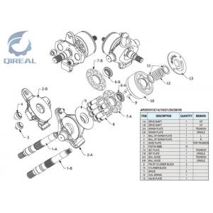 China Construction Machinery Parts Excavator Parts Hydraulic Swing Motor Pump Spare Parts Ap5s53 Ap5s67 supplier