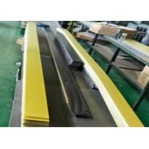 China Light Yellow CE Epoxy Glass Paper Machine Doctor Blade For Paper Industry supplier