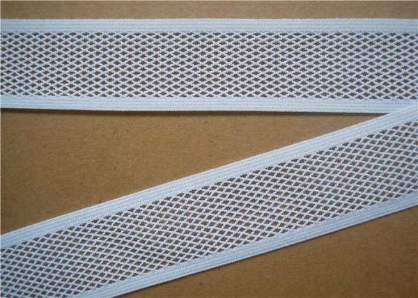 O Webbing de nylon branco elástico prende com correias lavável colorido com rede