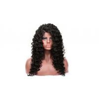 China Swiss HD 360 Lace Natural Brazilian Curly Wig Human Hair Lace Front Wigs on sale