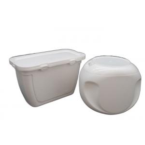 China White Color Laundry Gel Box Durable PE Plastic Containers Detergent Bottle Storage Box supplier