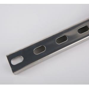 304 316 Brushed Stainless Steel C Channel Trim 2" 3" Suspension Photovoltaic Modules Rail Bracket