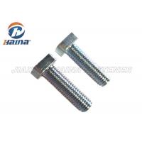 China Metric T Bolts Custom Fasteners White Blue Color Cold Heading For Structural Steel on sale