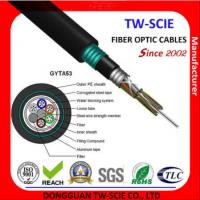 China 36 Cores ofc Armoured Cable Direct Burial Loose Tube Fiber Optic Cable GYTA53 PBT Outer Sheath Highly Durable on sale