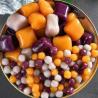 Fast Cook 500g Three Color Mixed Small Taro Ball  Tapioca Pearls For Bubble Tea