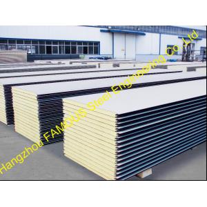China Warehouse Metal Roofing Sheets / Polyurethane Panel Heat Insulation supplier