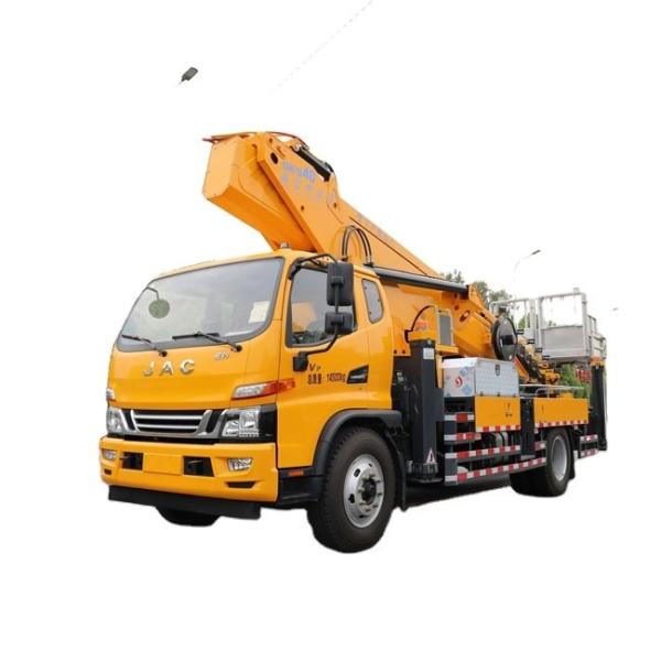 Customized JAC  14m 25m 35m 45m 65m Bucket Truck Aerial Working Platform Telescopic Boom Aerial Work Platform