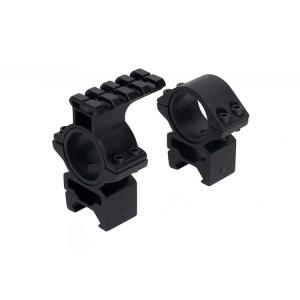 Aluminum Alloy Tactical Scope Mounts With Top Rail Fits On Weaver Rail / Hunting Accessories