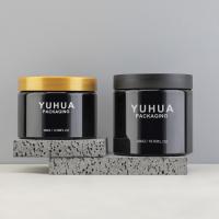 China 360g 480g Luxury Cosmetic Containers Recycled Facial Mask Packaging Jar With Flat Top Cap on sale