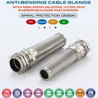 China Anti-Bend Protecting Metal M20 Cable Gland, Anti-Kink Metallic Metric IP68 Cable Gland for 6-12mm Range on sale