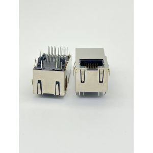 China RJ45 Connector for Industrial Ethernet Applications and IoT Devices with High-Speed Data TransferWith LED high frequency at 100KHz JIV-U7000NL wholesale