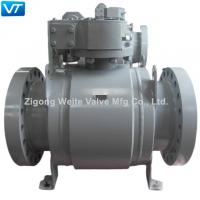 China Electric Operated Class 600 24 Inch Ball Valve Trunnion Mounted API 6D Design on sale