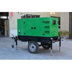China 20KW To 400KW Mobile Genset Trailer Diesel Generator For Home Canopy supplier