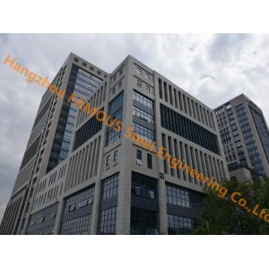 Office Building Multi-storey Steel Building With Glass Curtain Wall Cladding System