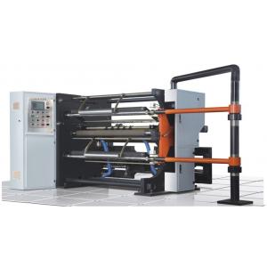 China J-1300 High-speed Slitting Machine 800mm unwind 500mm rewind 400m/m shaftless double slipped air shafts PLC import parts supplier