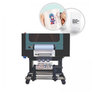China 300mm Width UV DTF Printer AB Film Automatic UV Flatbed Varnish Printer For Glass Metal Sticker supplier