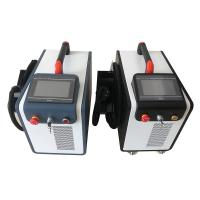 China Portable Air Cooled Rust Cleaner Laser Machine Pulse Laser Cleaning Machine for Metal Surface and Remove Paint From Wood 200W on sale