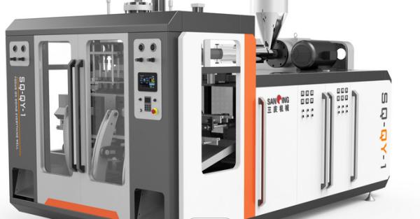 LDPE 8 Cavity HDPE Plastic Bottle Making Machine PLC Control