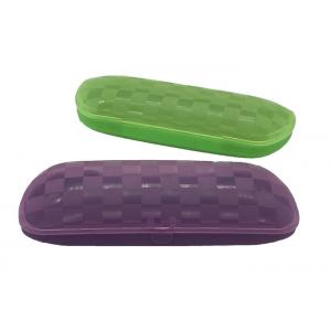 China Green Purple Glasses Packing Plastic Spectacle Case supplier