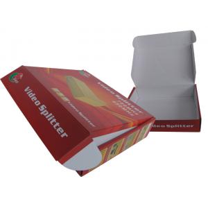 Custom Folded E-Flute Corrugated Cardboard Shipping Box Packaging Supplier