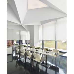 China Automatic Battery Operated Motorized Blackout Zebra Roller Blinds Curtains For Windows Zigbee APP wholesale