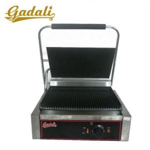 2.2kw Commercial Bakery Oven , Grooved Panini Grill Single plate