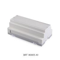 China 158*87*60mm Plastic Din Rail Enclosure For Project ABS Pcb Board Circuit Shell on sale