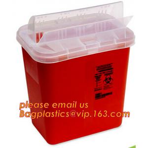 China Plastic Disposable Medical Sharps Containers, Kenya safety box for needle/medical waste sharp container, Medical Plastic supplier