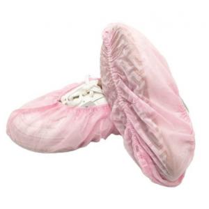 China MOQ 1pcs Competitive price pp+cpe shoe cover with best quality Coated shoe cover supplier