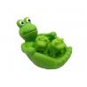 Soft Lovely Animal Water Play Baby Bath Toys Mini 3 Frog Set Custom Pattern