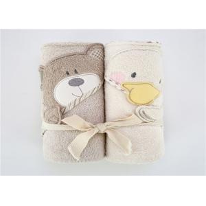 Sweat Absorbent Baby Receiving Blankets , Baby Boy Swaddle Blankets Grade A