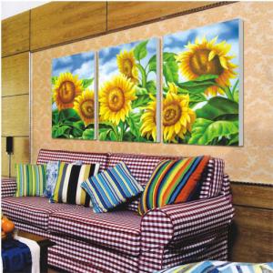 Wrapped printed canvas printing service flower landscape scenery design / photo