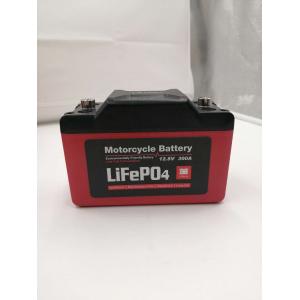 300CCA Lithium Phosphate Rechargeable Battery 3Ah 12 Volts For Motorcycle Start Battery