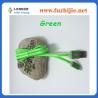 China 1M/3ft Aluminum alloy jelly flat USB Cable for iphone 5/5S/5C Sync Data Chargin with 32pin wholesale