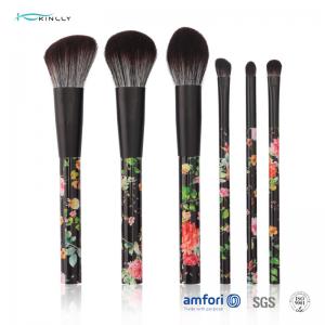 6pcs PVC Box Plastic Makeup Brushes For Blush