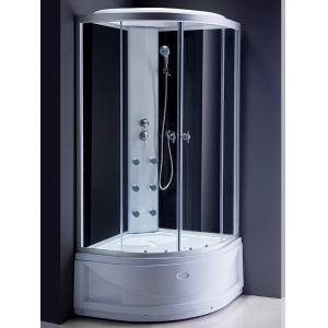 5mm Quadrant Black Shower Enclosure Aluminum Frame Sliding