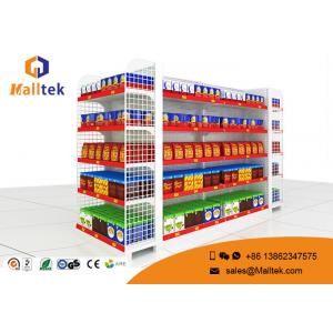 China European Style Supermarket Gondola Shelving For Retail Grocery Store Rack Display supplier