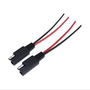 DIY Automotive Solar SAE Extension Cable 18AWG 30CM 2 Pin Quick Disconnect
