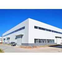 China Steel Prefabricated Warehouse Building / Large Span Steel Frame Industrial Buildings on sale