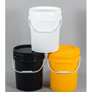 China Stackable Five Gallon Plastic Pails 20Liter Capacity For Various Applications supplier