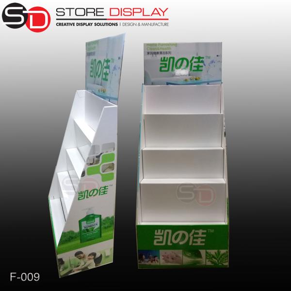customize laundry detergent cardboard display stand in the store