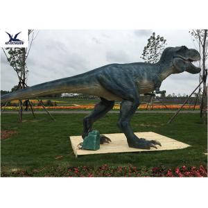 China Jurassic Realistic T Rex Lawn Ornament Waterproof / Sunproof / Snowproof wholesale