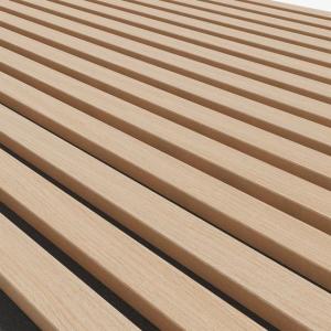 Oak MDF Wood Polyester Felt Wall Sound Insulation Panel Acoustic
