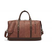 China Oversized Camera Messenger Bags Custom Leather Luxury Vintage Outdoor Duffle Bag on sale
